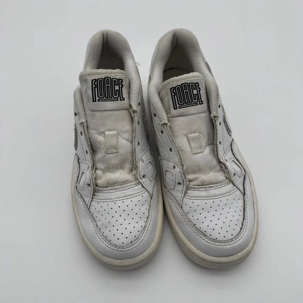 Nike Force Low White Kids Sneakers‎ Size 3.5Y